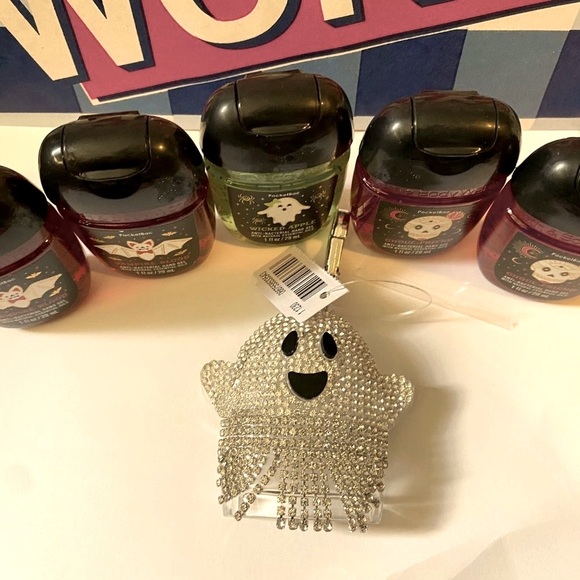 Bath & Body Works Bath New Bath Body Works Halloween Pocketbac Hand Sanitizer Set Of 5 Ghost